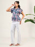 Women Cotton Shirt Collar Top