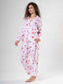 Printed Organic Cotton Night Suit for Women
