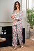 Women Satin Floral Printed Night Suit