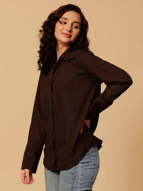 Stylish Shimmer Shirt for Women – Dazzling Glamwear for Evenings & Events